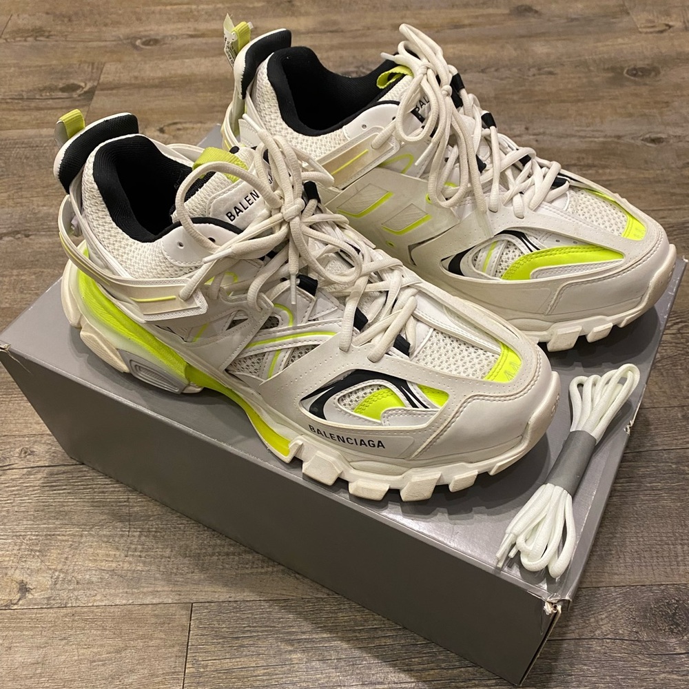 Balenciaga Track Sneaker in “White Flou Yellow” - Picture 5 of 8